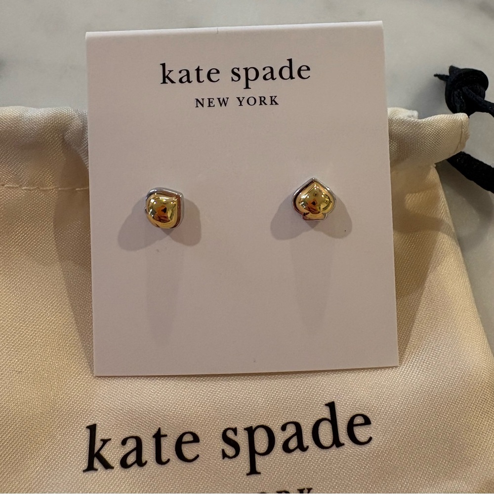 kate spade Sculpted Spade Mini Studs Earrings